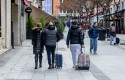 ep archivo   turistas en la calle arenal a 8 de febrero de 2026 en madrid espana
