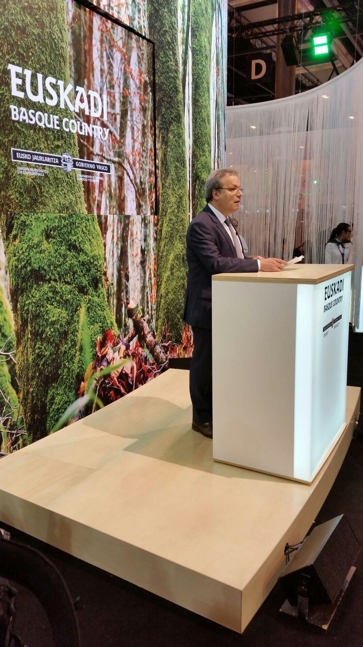 Consejero Turismo vasco Fitur | EUROPA PRESS ep consejero turismo vasco fitur