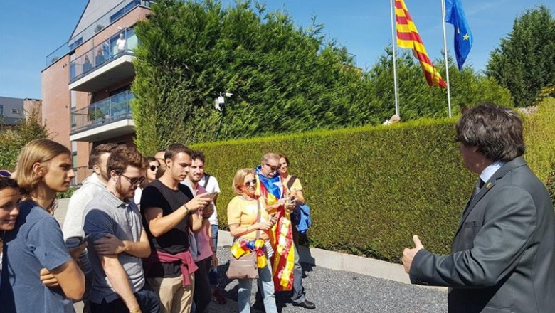 El expresidente Carles Puigdemont en la Diada en Waterloo | @KRLS - Archivo ep el expresidente carles puigdemont en la diada en waterloo