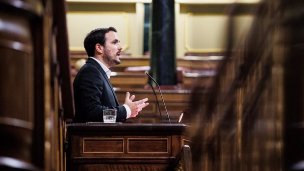 ep el ministro de consumo alberto garzon interviene en una sesion plenaria en el congreso