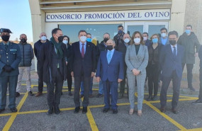 ep el ministro planas junto al resto de autoridades y representantes del consorcio de promocion del