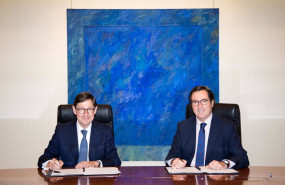 ep el presidente de caixabank jose ignacio goirigolzarri y el presidente de la ceoe antonio