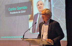 ep el presidente de ceav carlos garrido durante el i encuentro nacional de asociaciones de agencias