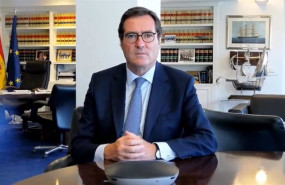 ep el presidente de la ceoe antonio garamendi durante su intervencion
