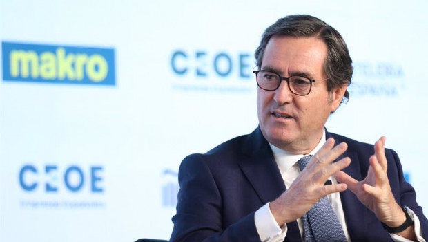 ep el presidente de la ceoe antonio garamendi interviene en el encuentro informativo makro la