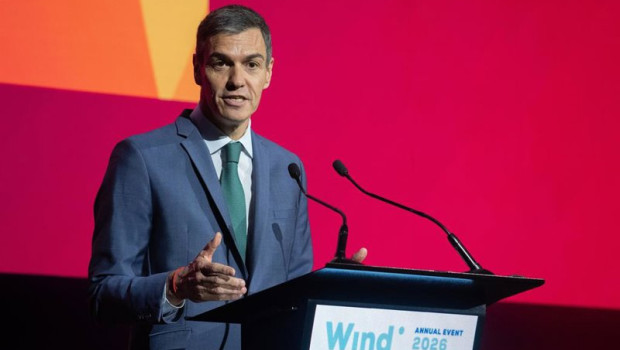 ep el presidente del gobierno pedro sanchez durante la inauguracion de windeurope 2026 a 21 de abril