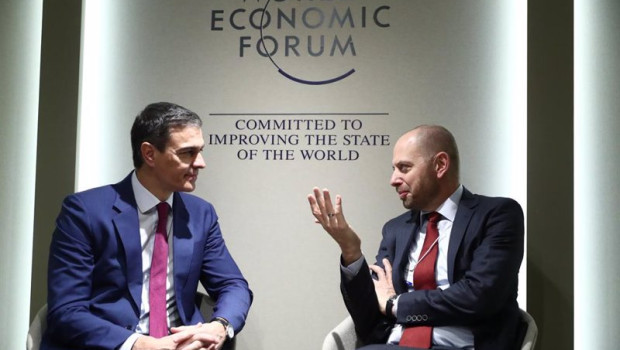 ep el presidente del gobierno pedro sanchez y al consejero delegado de siemens energy christian