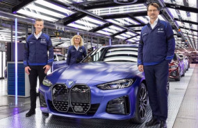 ep el primer bmw i4 electrico producido en serie ha salido este viernes de las lineas de produccion