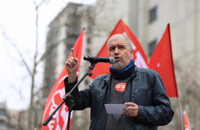 ep el secretario general de ccoo unai sordo interviene en una concentracion