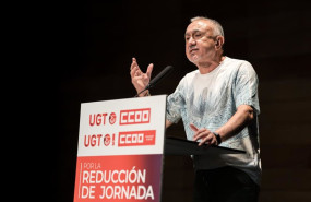 ep el secretario general de ugt pepe alvarez durante una asamblea de delegados sindicales en el