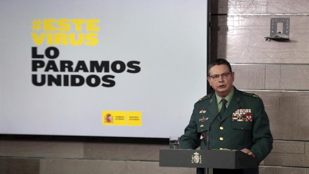 ep el teniente general laurentino cena interviene en la comparecencia para informar sobre los datos
