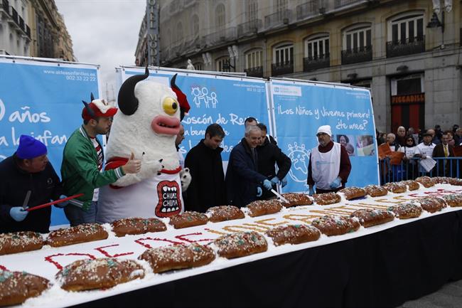 Entrega del tradicional Roscón de Reyes de Aldeas Infantiles en Madrid | EUROPA PRESS ep entregatradicional rosconreyesaldeas infantilesmadrid
