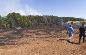 ep incendio declarado en fuente dorada en las cercanias de burgos