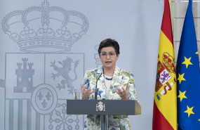 ep la ministra de asuntos exteriores ue y cooperacion arancha gonzalez laya en el palacio de la