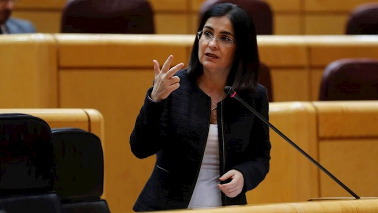 La ministra de Política Territorial y Función Pública, Carolina Darias | Pool ep la ministra de politica territorial y funcion publica carolina darias en el pleno del senado