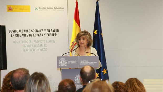 ep la ministra de sanidad consumo y bienestar social en funciones maria luisa carcedo ha inaugurado