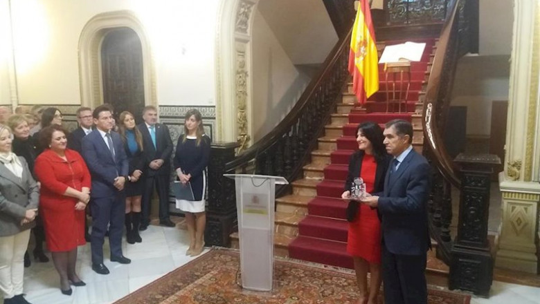 ep lorenzo del rio presidente del tsja recoge una distincion en la subdelegacion del gobierno en