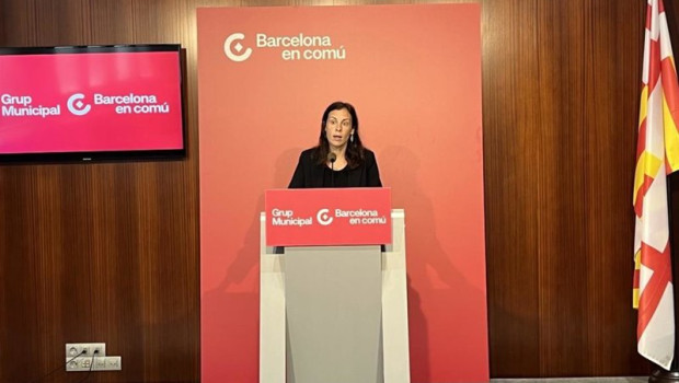 ep recio en una rueda de prensa en el ayuntamiento de barcelona