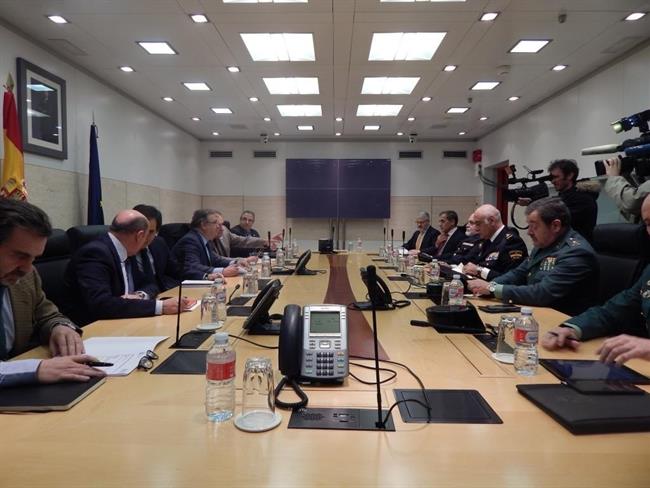 Reunión en Interior de la mesa de evaluación de la amenaza terrorista | EUROPA PRESS ep reunioninteriorla mesaevaluacionla amenaza terrorista