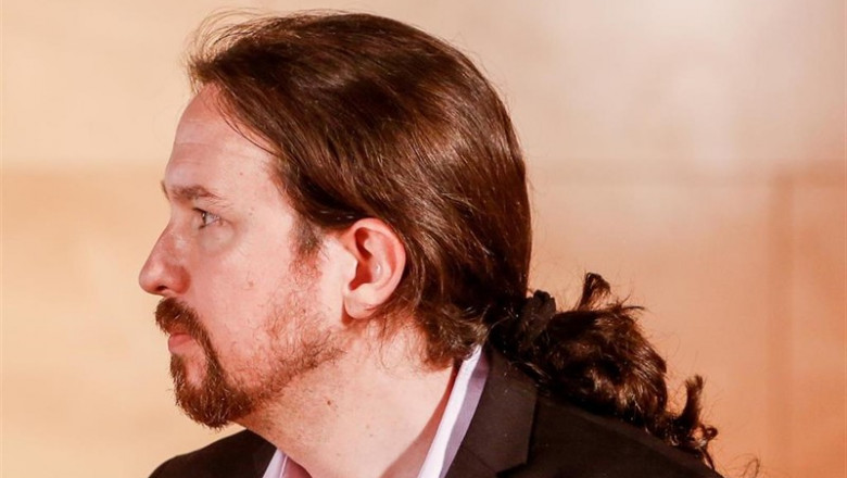 El secretario general de Unidas Podemos, Pablo Iglesias, durante su reunión con el presidente del Gobierno en funciones, Pedro Sánchez, de cara a la sesión de investidura que comienza el 22 de julio. | Ricardo Rubio - Europa Press ep secretario generalunidas podemos pablo iglesias durantereunionpresidentegobiernofunciones pedro sanchez de carala sesioninvestiduracomienza22julio
