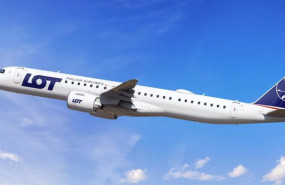 ep un avion de embraer de lot polish airlines