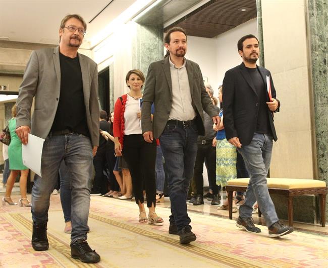 ep xavier domnech pablo iglesiasalberto garzon