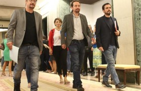 ep xavier domnech pablo iglesiasalberto garzon