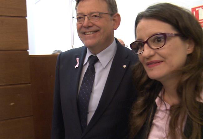 Ximo Puig y Mónica Oltra | EUROPA PRESS ep ximo puigmonica oltra