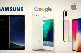 samsung galaxy s8 google pixel 2xl apple iphone x