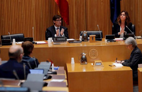 ep el ministro de sanidad salvador illa i durante su comparecencia en la comision de sanidad del