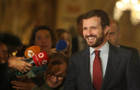 ep el presidente del pp pablo casado a su llegada al desayuno informativo de nueva economia forum