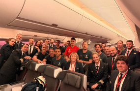 ep interior del avion operado por iberia con destino valencia venezuela