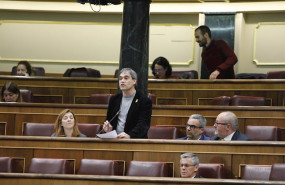 ep la portavoz de esquerra republicana francesc eritja interviene en una sesion de control al