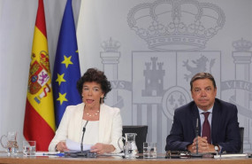 ep la portavozgobiernoministraeducacionfunciones isabel celaa yministroagriculturapescafunciones luis planas duranteruedaprensaconsejoministrosla moncloa