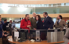 ep la presidenta de la comunidad de madrid isabel diaz ayuso con el consejero de justicia interior y