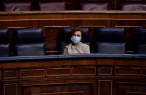ep la vicepresidenta primera del gobierno carmen calvo en el pleno del congreso este miercoles donde
