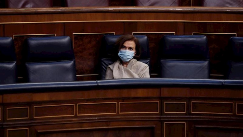 ep la vicepresidenta primera del gobierno carmen calvo en el pleno del congreso este miercoles donde ep la vicepresidenta primera del gobierno carmen calvo en el pleno del congreso este miercoles donde