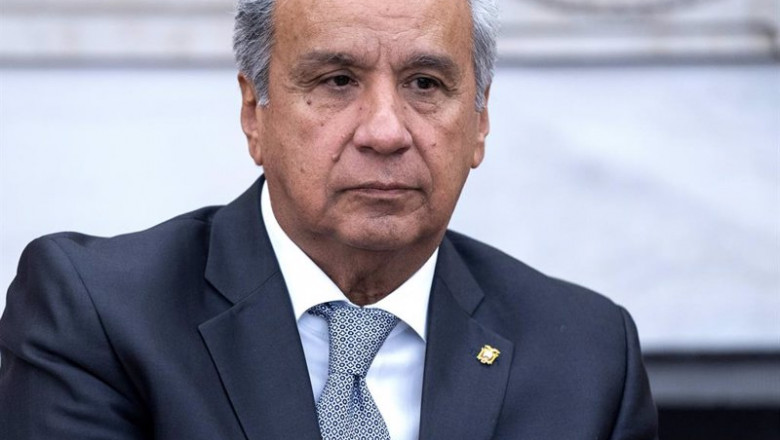 ep lenin moreno durante una visita a la casa blanca