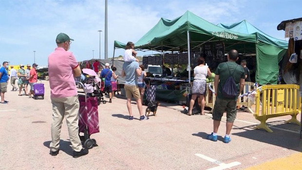 ep los cuatro mercadillos de rivas vaciamadrid han retomado su actividad este domingo 24 de mayo de
