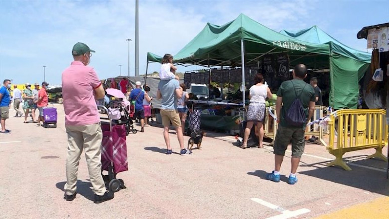 ep los cuatro mercadillos de rivas vaciamadrid han retomado su actividad este domingo 24 de mayo de