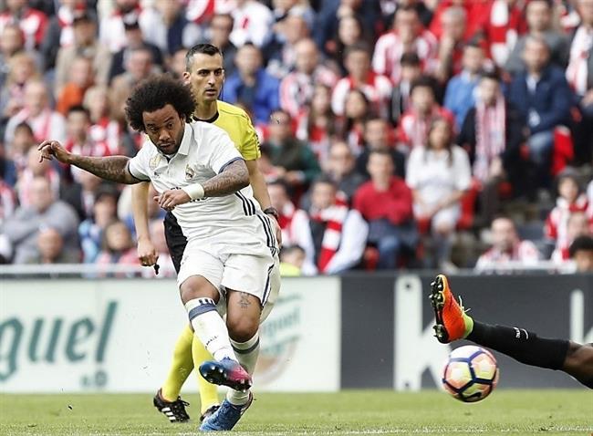 Marcelo Vieira, del Real Madrid, en el partido de San Mamés | LALIGA ep marcelo vieira del real madrid enpartidosan mames