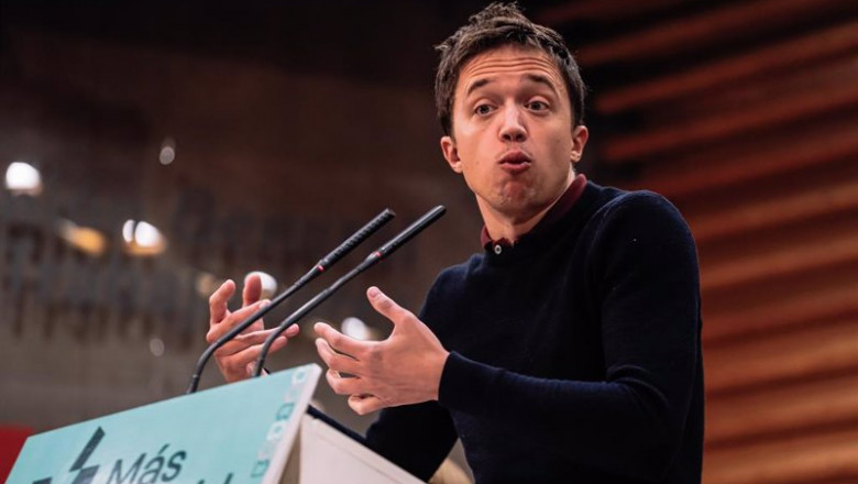 Archivo - El líder de Más País, Íñigo Errejón, en la clausura del primer Plenario de Más Madrid Ciudad, en la sede de UGT, a 28 de noviembre de 2021, en Madrid (España). | Carlos Luján - Europa Press - Archivo ep archivo el lider de mas pais inigo errejon en la clausura del primer plenario de mas madrid