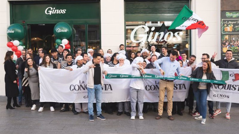 ep archivo inauguracion de un nuevo restaurante ginos en la gran via de madrid ep archivo inauguracion de un nuevo restaurante ginos en la gran via de madrid