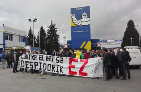 ep archivo   protesta de trabajadores de michelin contra los despidos