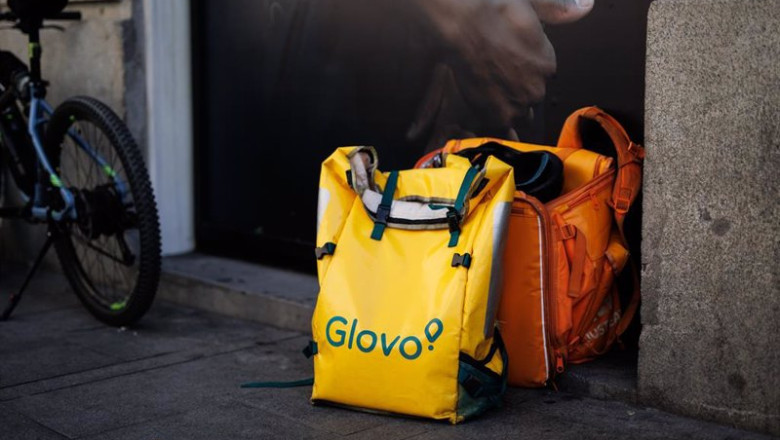 ep archivo una mochila de glovo en una calle del centro de madrid ep archivo una mochila de glovo en una calle del centro de madrid