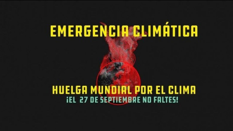 ep cartel de la convocatoria a la huelga mundial por el clima prevista el 27 de septiembre en