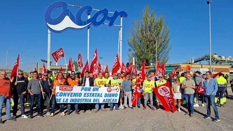 ep concentracion de protesta de la industria azucarera ep concentracion de protesta de la industria azucarera