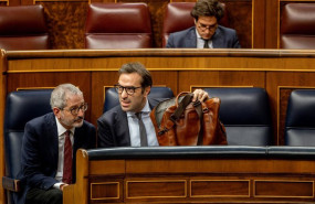 ep el ministro de economia comercio y empresa carlos cuerpo durante una sesion plenaria en el