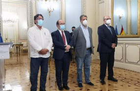 ep el ministro de politica territorial y funcion publica miquel iceta durante la firma del acuerdo