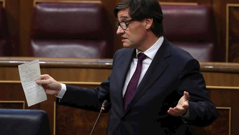 ep el ministro de sanidad salvador illa interviene durante el debate este miercoles en el congreso ep el ministro de sanidad salvador illa interviene durante el debate este miercoles en el congreso
